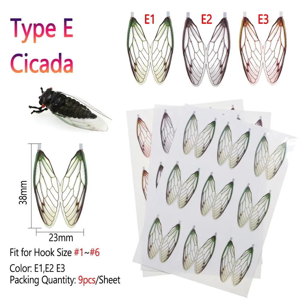 Bimoo Señuelo para trucha con alas realistas – Material atado - imagen 5