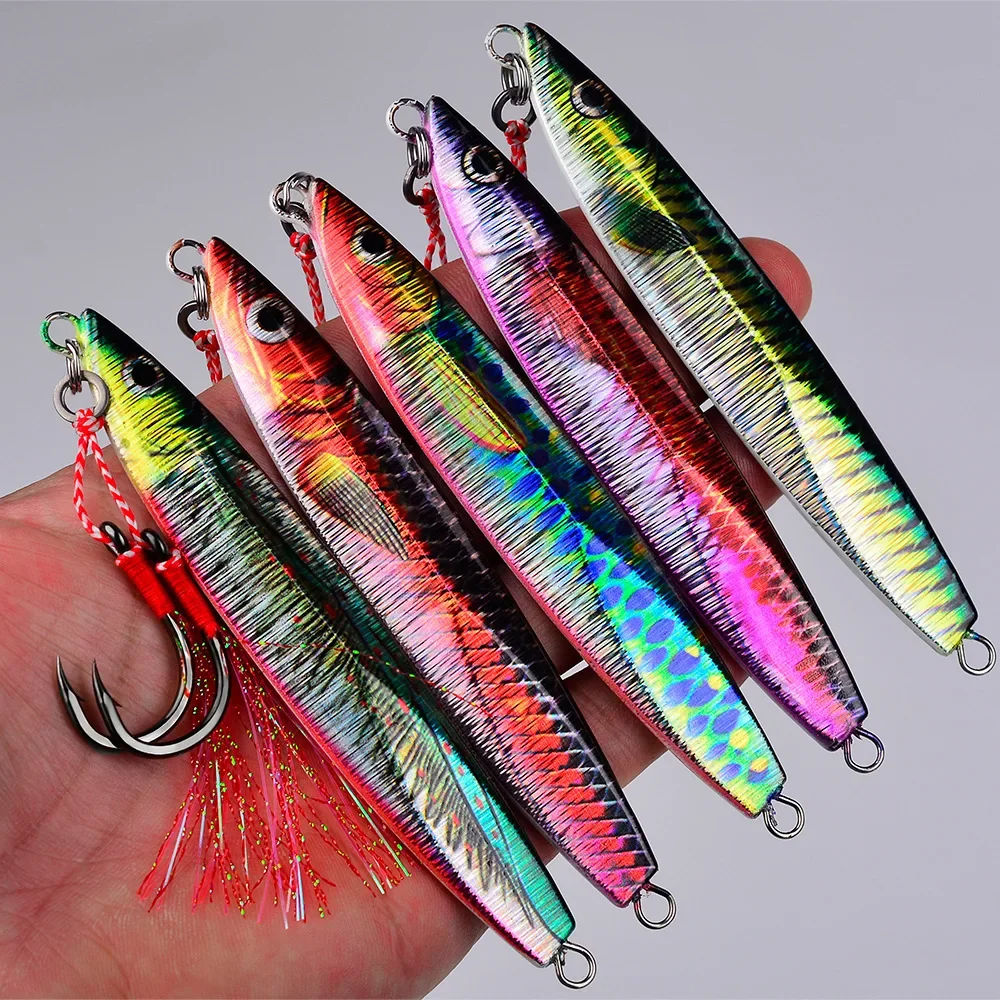 Cuchara Jigging Metal tiro largo – Impresión 3D láser para pesca en barco - imagen 4