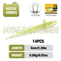 6cm Moss Green