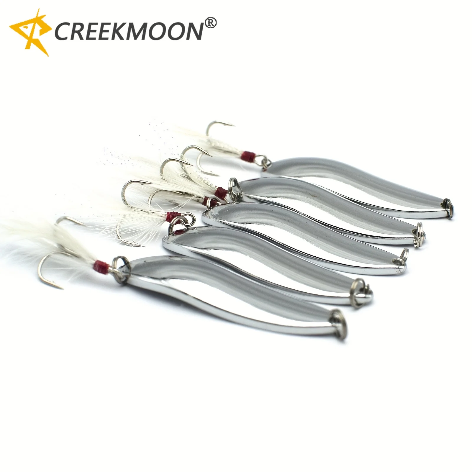 Cucharas jig metálicas 5-21g – Spinners de fondo para pesca invernal - imagen 3
