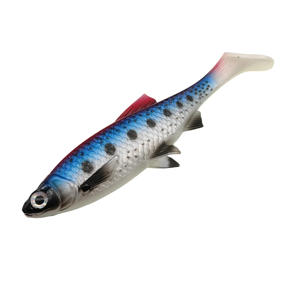 MUKUN, 1 unidad, recién llegado, 150mm, 34g, señuelos blandos artificiales, cebos, señuelo de pesca, Leurre Shad Swimbait, Wobblers de cola en T - imagen 5