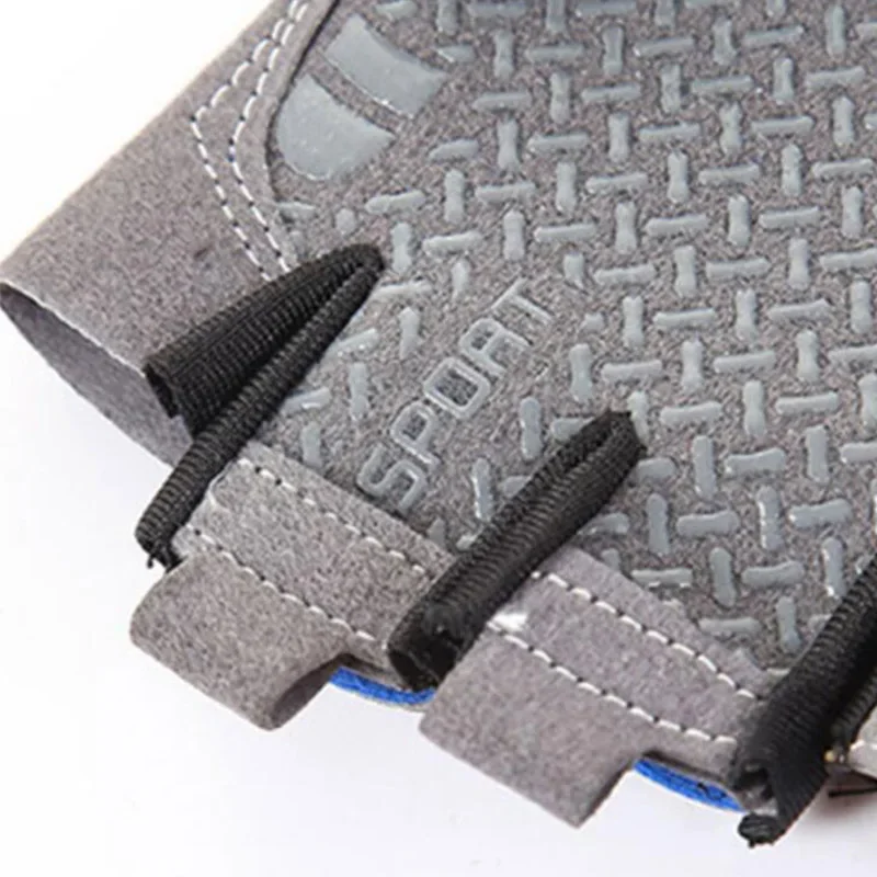 1 par de guantes de ciclismo de medio dedo antideslizantes y antisudor, guantes para montar en bicicleta, guantes para bicicleta de montaña y carretera a prueba de golpes para hombres - imagen 3