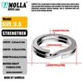 silver 3.5mm 100pcs