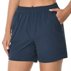 Bassdash FP04W Shorts de pesca cargo mujer bolsillos cremallera UPF50+