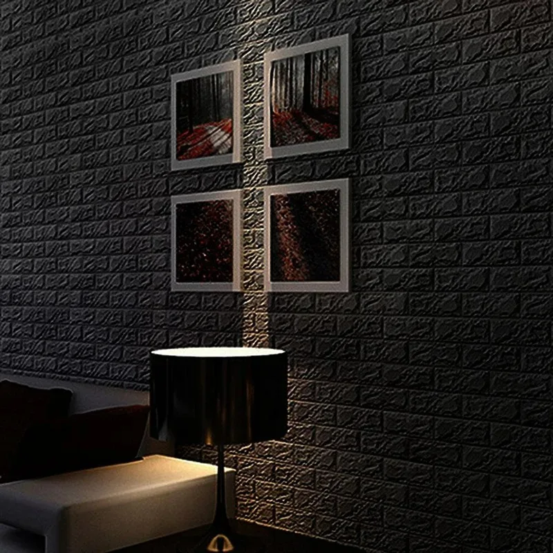 Paneles de pared impermeables de PVC, papel tapiz de Material de espuma XPE en rollos, buena decoración para el hogar y el dormitorio, arte de pared para proyectos de manualidades del hogar - imagen 5