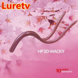 LURETV OSP HP 3D Wacky señuelo vinilo doble cola fosa negra para neko