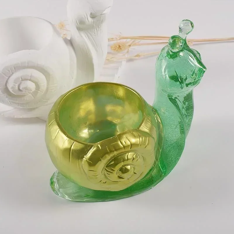 Molde de Silicona con Forma de Caracol para Resina Epoxi y Yeso