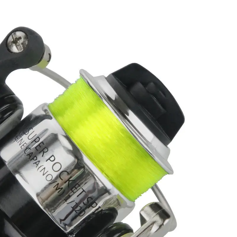 Mini carrete de pesca giratorio MN100, relación de engranaje 4,3: 1, 2 + 1BB, rueda de pesca de 4 colores con 50m 2 #   Línea - imagen 2