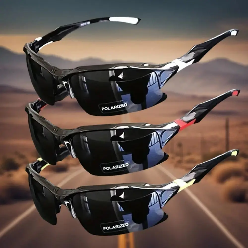 Gafas de sol polarizadas deportivas para hombres y mujeres, gafas de sol ligeras para exteriores, ciclismo, correr, pesca, moda - imagen 3