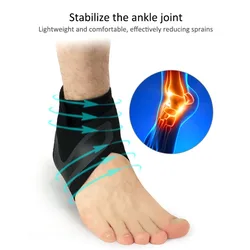 Soporte de tobillo elástico transpirable con arco ajustable