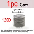 1pc 120D Grey