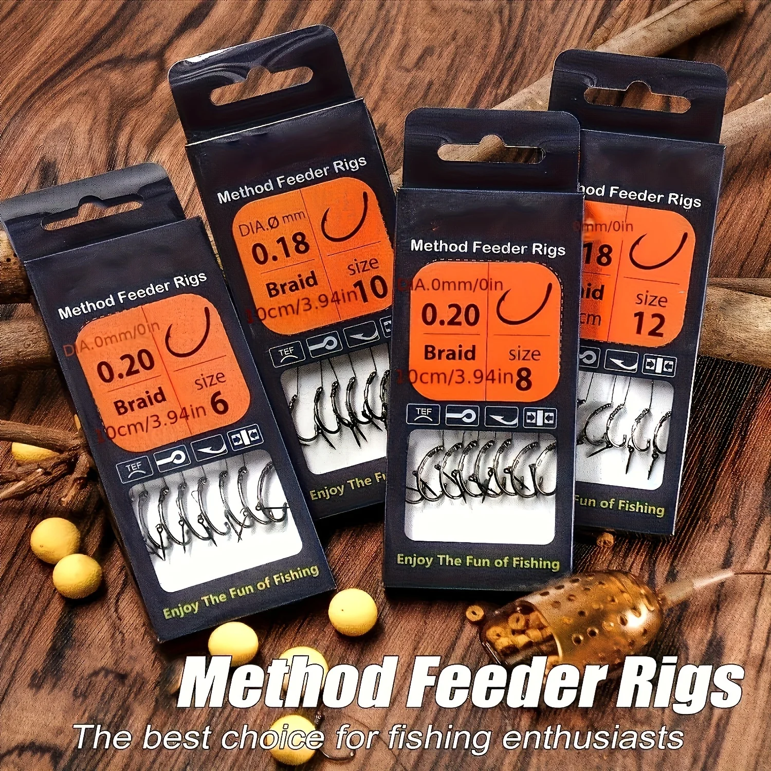Plato Method Feeder de acero inoxidable con púas para pesca de carpa - imagen 2