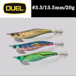 Duel gancho calamar UV luminoso de madera para bajo