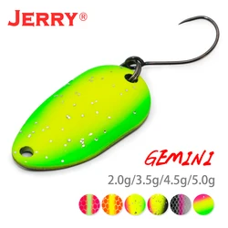 Jerry Gemini Micro Cucharas – Spinner UV para trucha 2-4,5g