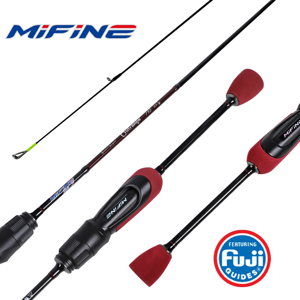 Caña de spinning UL Mifine Outrange – Fibra carbono 30T para trucha