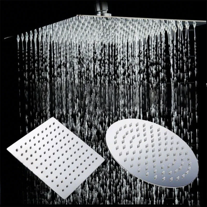 Rociadores ducha ultrafinos acero inoxidable – Cuadrados y redondos