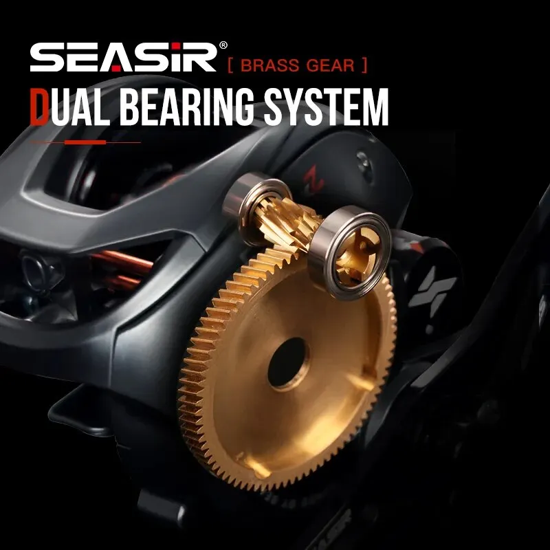 Carrete Baitcasting Seasir Cast X2 7,3:1 – Rodamientos cerámicos - imagen 2