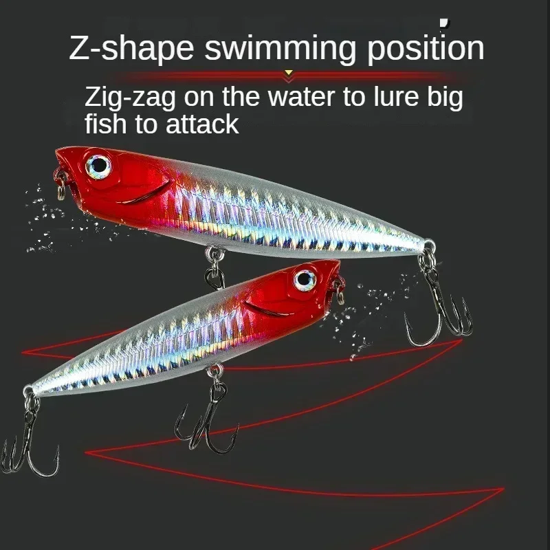 Señuelos de Pesca flotantes, cebos artificiales Isca, cebo de freno de mosca de tiro largo, 2 piezas, 10g, 15g - imagen 4