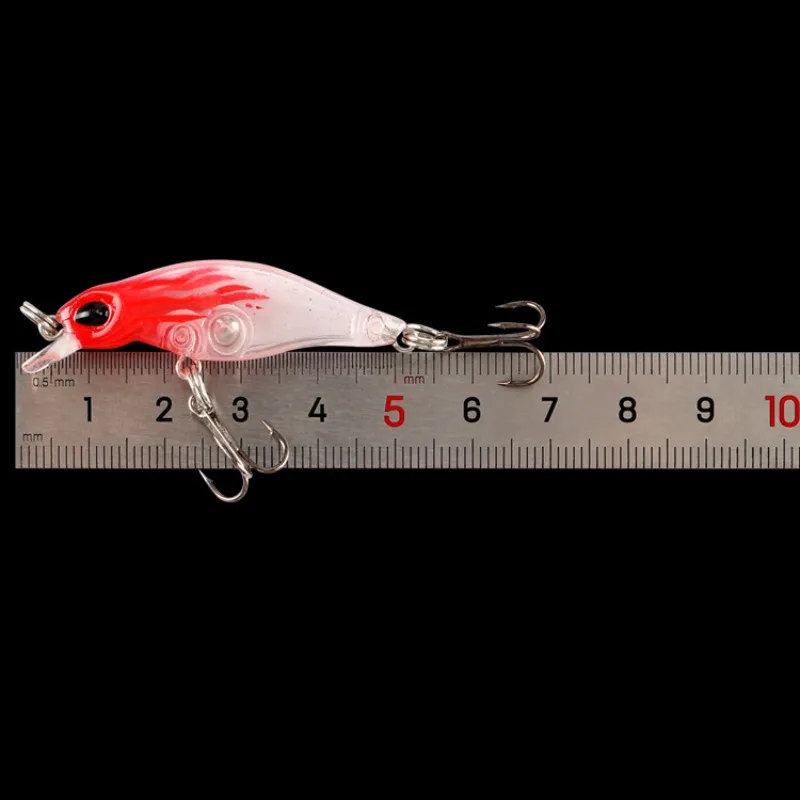 Cebo duro de plástico biónico para pesca, anzuelo pequeño de 2,2g, Minoluia, material suspendido - imagen 2