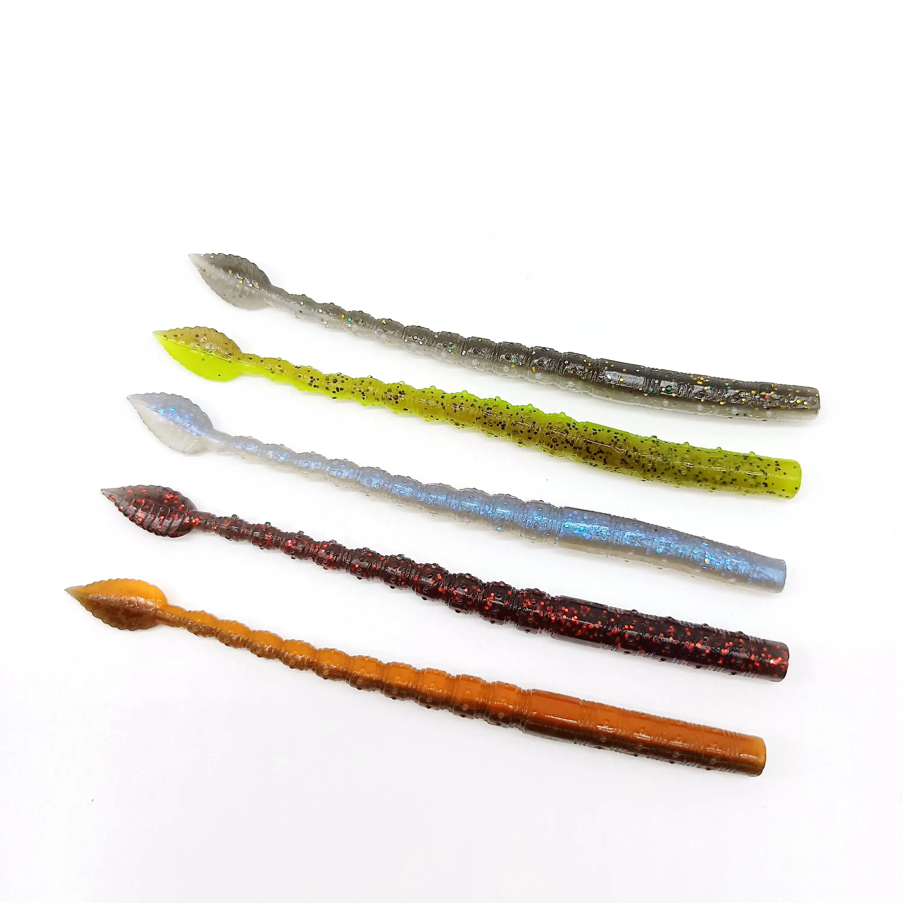 DUODUOYU Cebo blando flotante – Gusano de fideos TPE para pesca deportiva - imagen 2