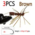 3pcs Brown