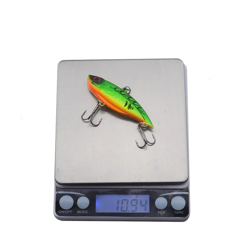 1  Pc Sinking Vibration Fishing Lure 6cm 11g Hard Plastic Artificial VIB Winter Ice Fishing Pike Bait Tackle Isca Peche - imagen 4