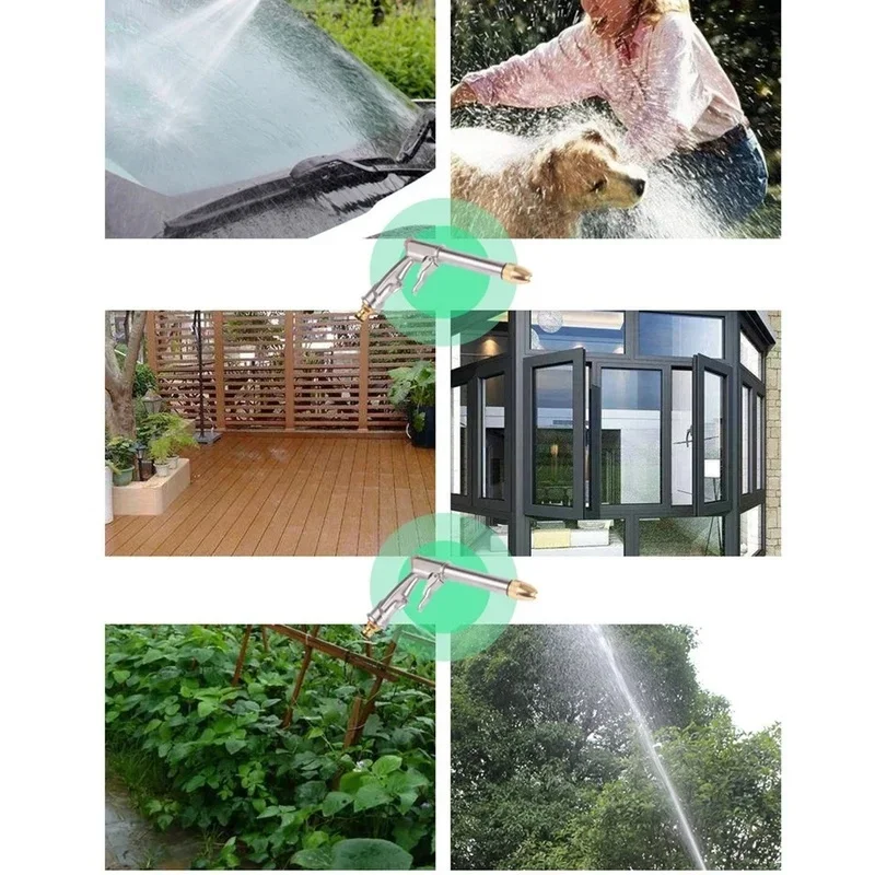 Boquilla alta presión ajustable jardín – Pistola pulverización - imagen 4