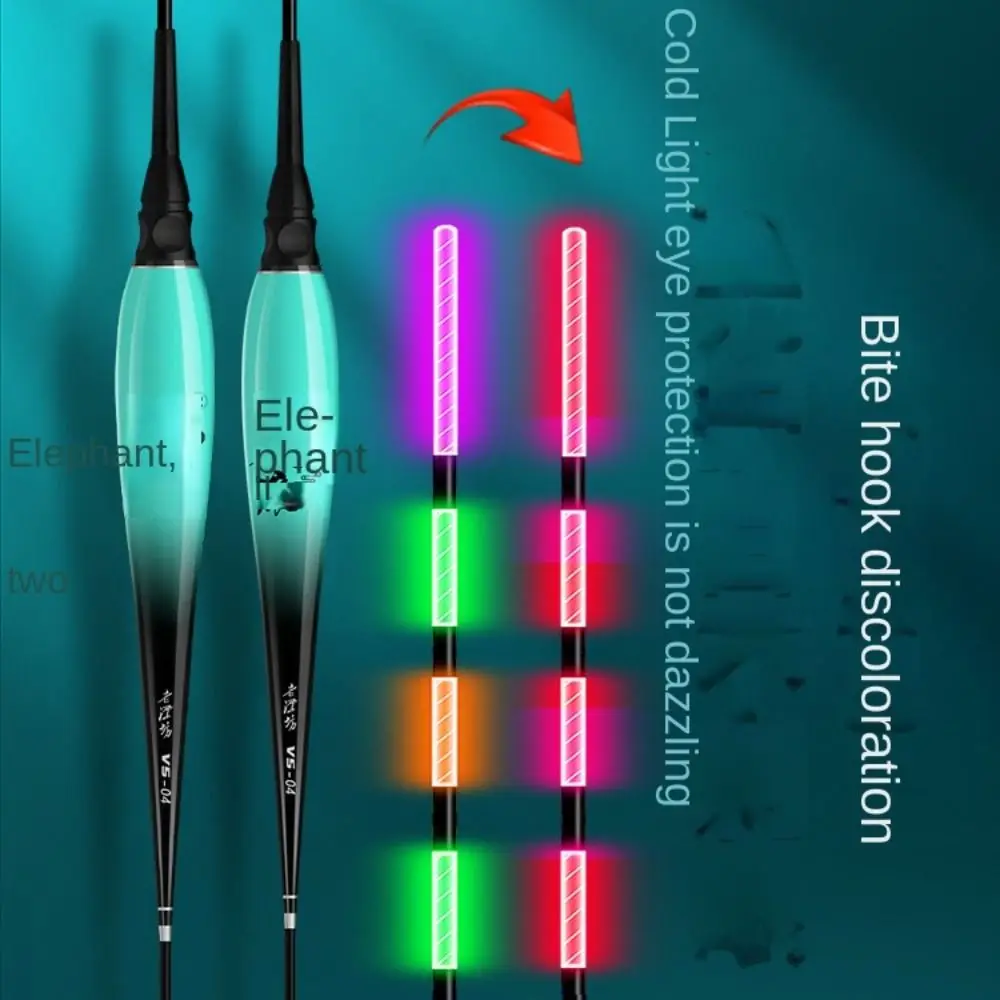 Flotador de pesca electrónico Led, tubo de deriva antideslizante, luminoso, nocturno - imagen 3