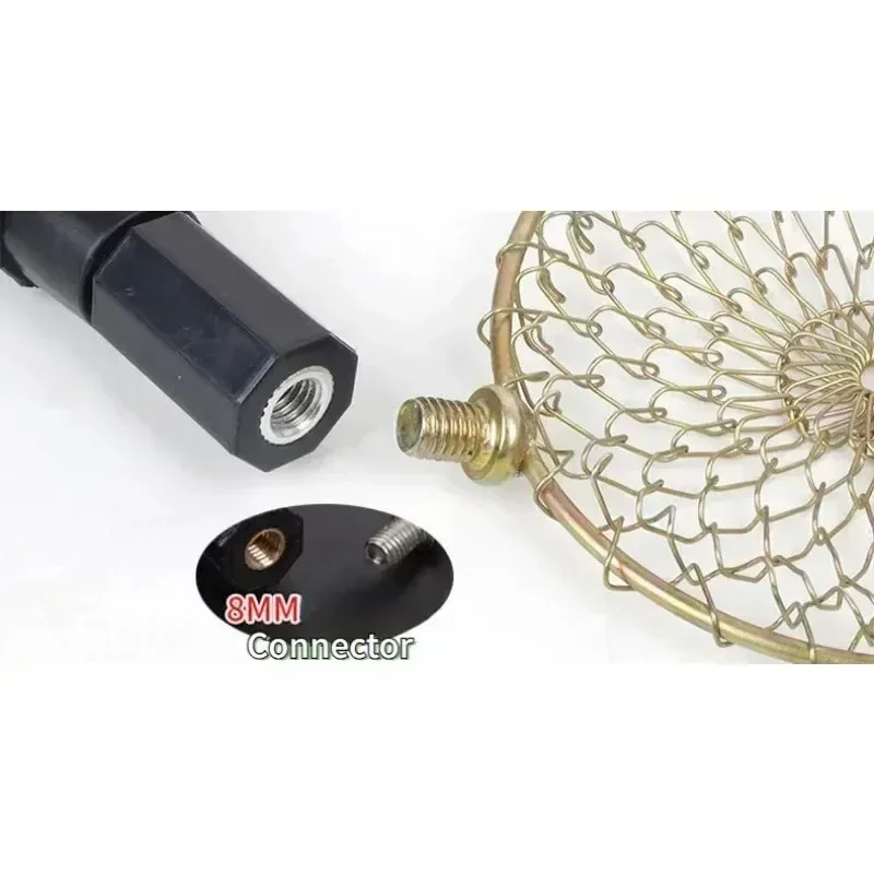 Varilla telescópica retráctil, gancho de pala, cuchara de hielo, rastrillo de concha de playa de acero inoxidable, aparejos de pesca de arena, colador, herramientas para peces - imagen 3