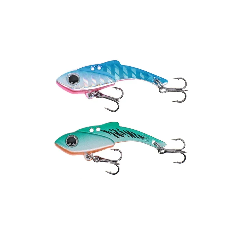 Señuelo de pesca con cuchara VIB, 3,5/5g, cebo de pesca giratorio de Metal, Crankbait, lubina, cebos duros artificiales, aparejos de pesca VIB de cigarra - imagen 2