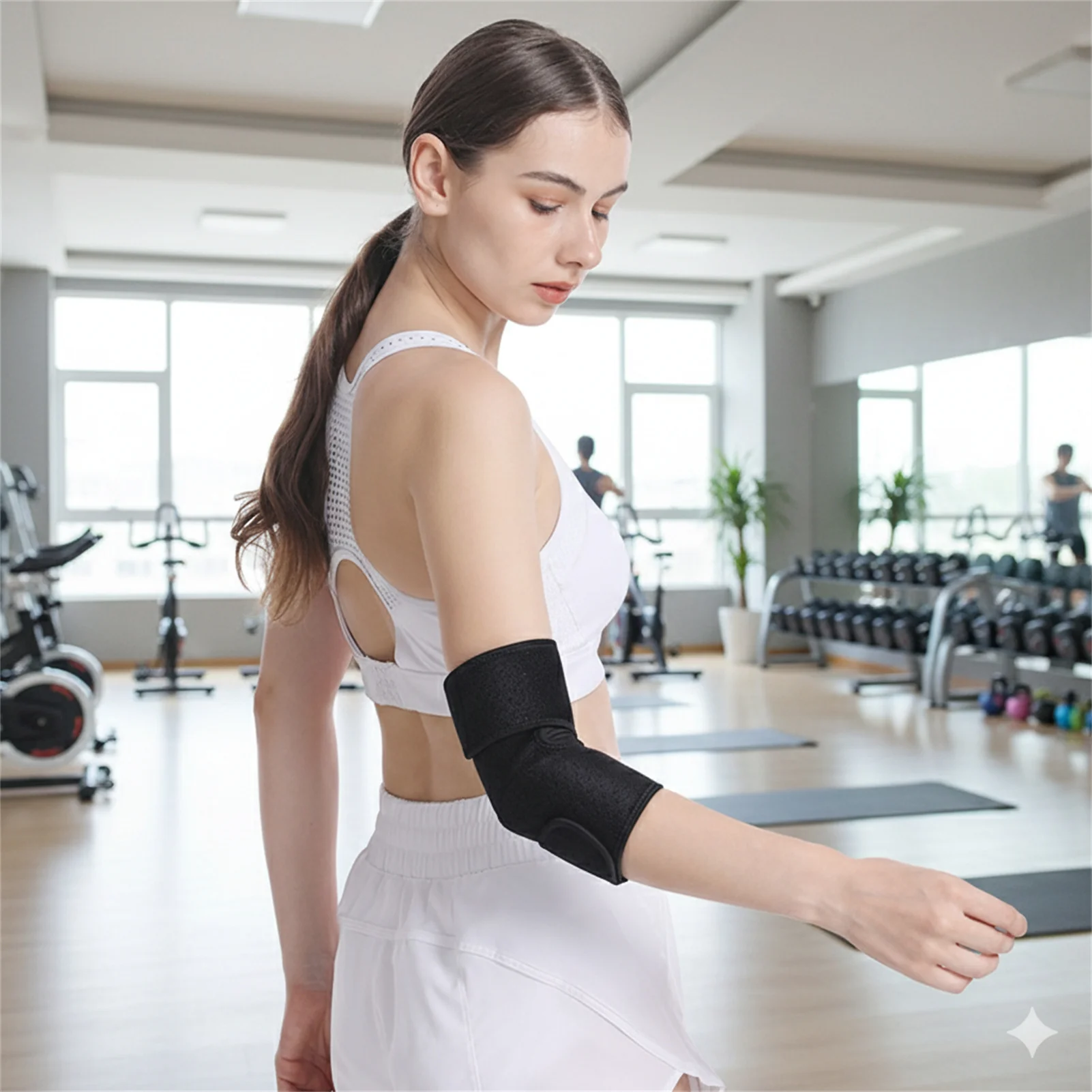 Cubierta protectora de brazo deportivo, protector de muñeca transpirable de presión ajustable para ciclismo, correr, juego de pelota, equipos de ejercicio - imagen 4