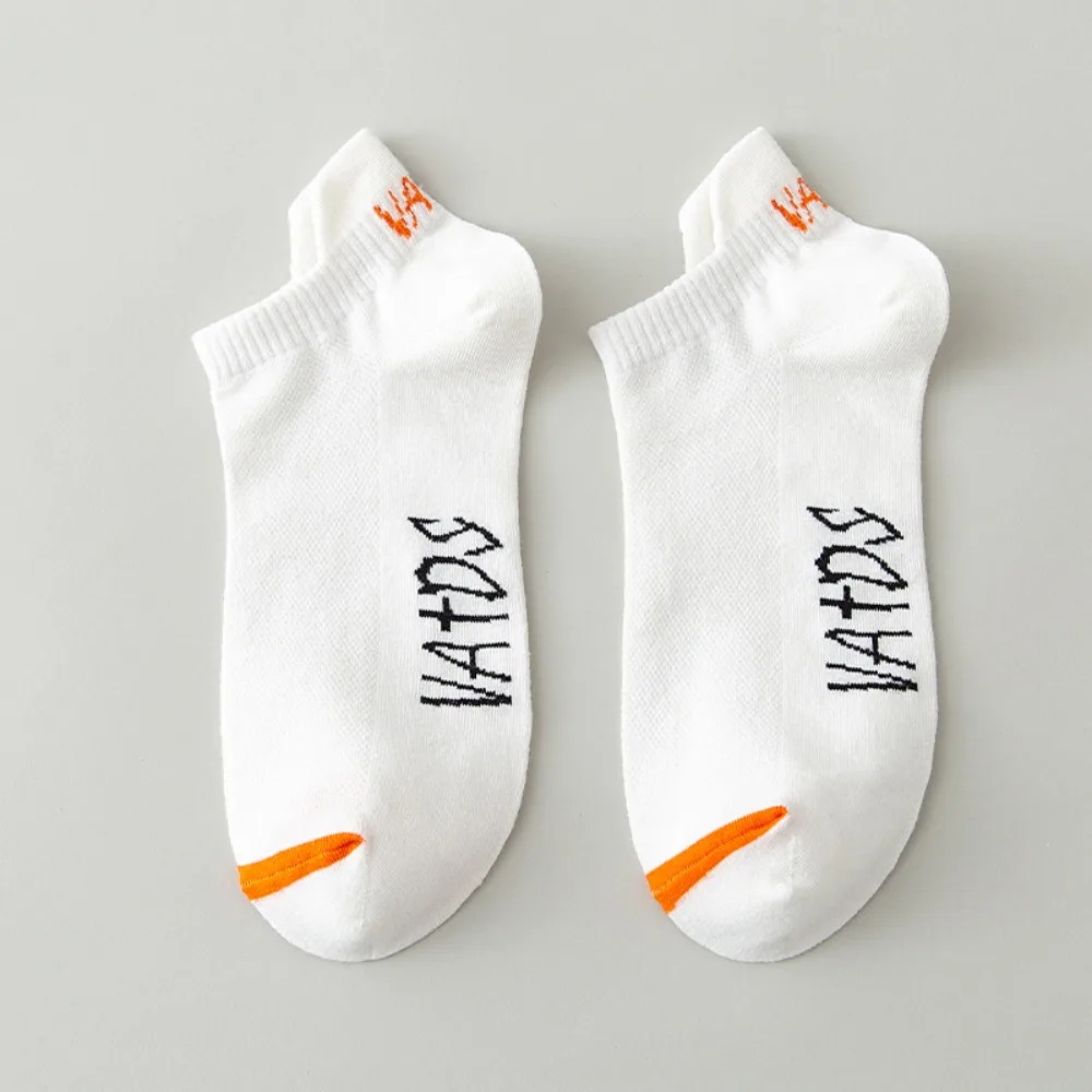 Calcetines tobilleros invisibles de algodón con soporte para arco acolchado de Color transpirable de secado rápido calcetines deportivos cortos de corte bajo - imagen 4