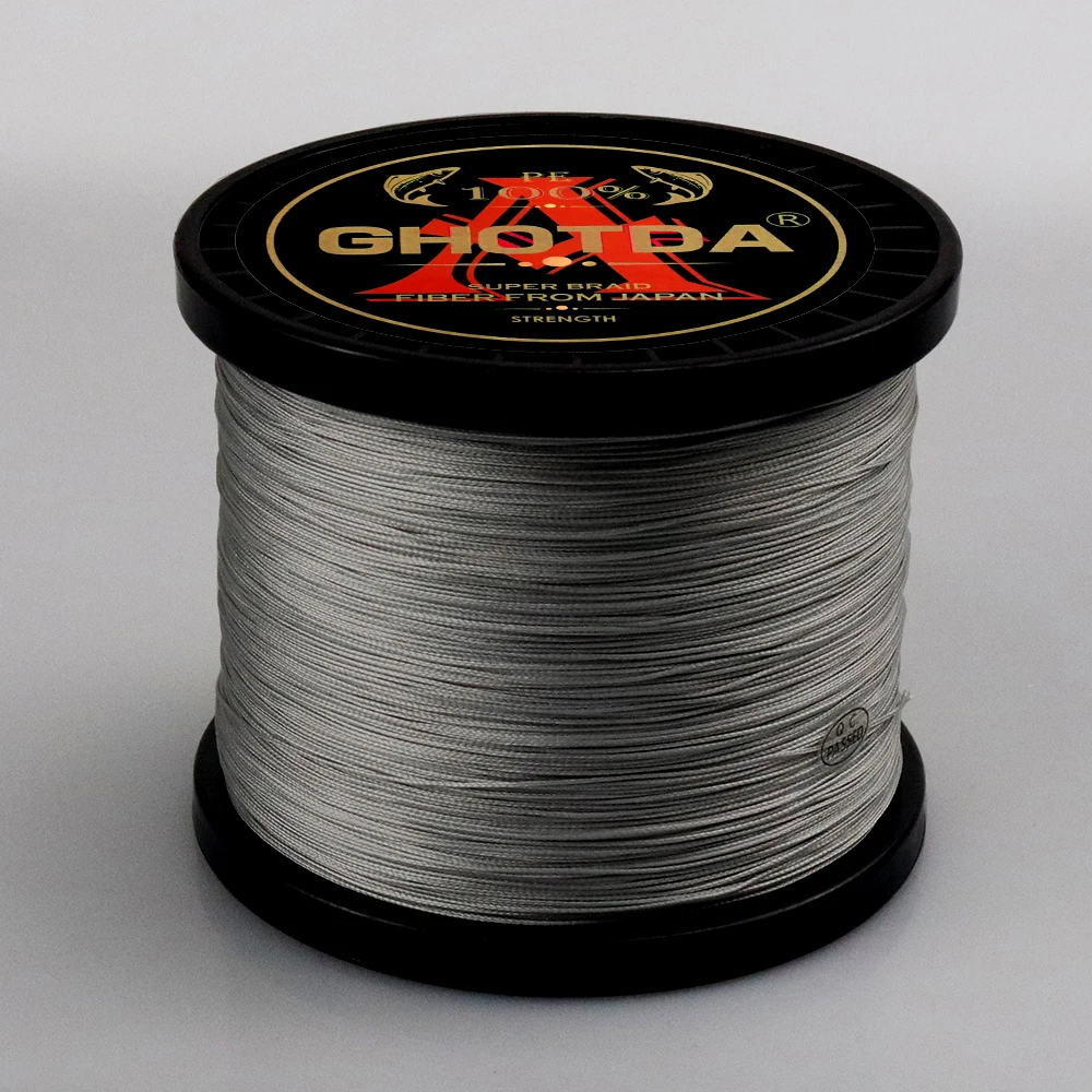 GHOTDA-Hilo de pescar trenzado de 4/8 hebras, multifilamento de 100M, 300M, 500M, 1000M, todo para accesorios de pesca de carpa, 10lb-80lb - imagen 3