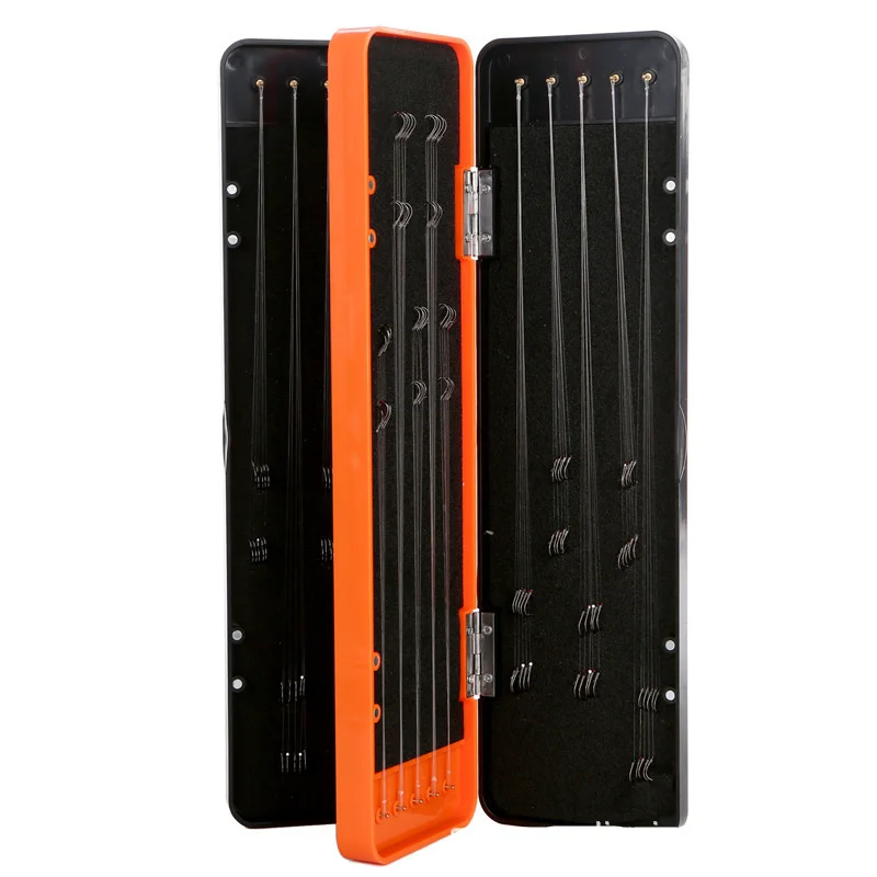 Caja de aparejos de pesca de carpa multicapa, caja de almacenamiento de aparejo de pelo rígido Zig Chod, accesorio antideslizante para sedal de pesca, 32/37/45CM - imagen 4