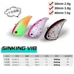 Swolfy Mini VIB Crankbait Hundición – Señuelo Vibrador Sin Labio