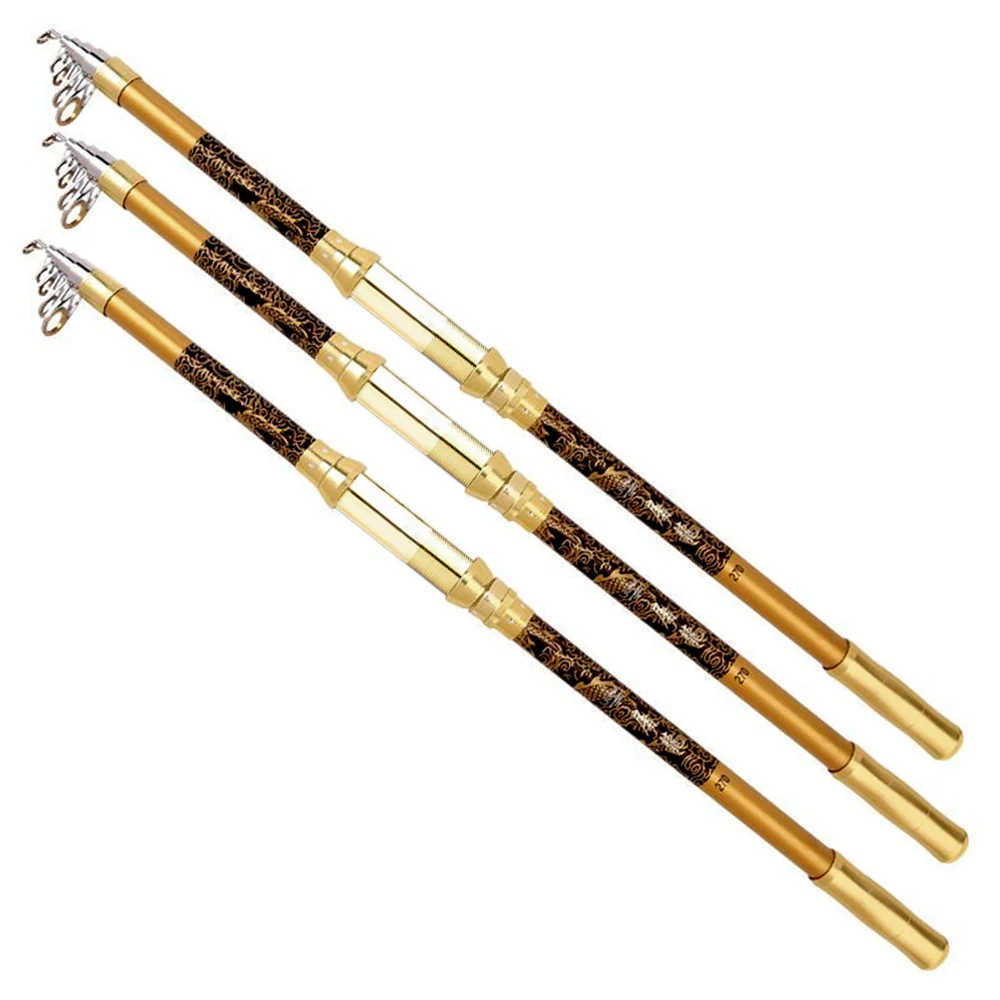 Caña de pescar telescópica de mar de 2,1-3,6 m, caña de pescar portátil anticorrosión para Baitcasting, 5/5/6/6/7 secciones para aparejos de pesca de mar de agua salada - imagen 5