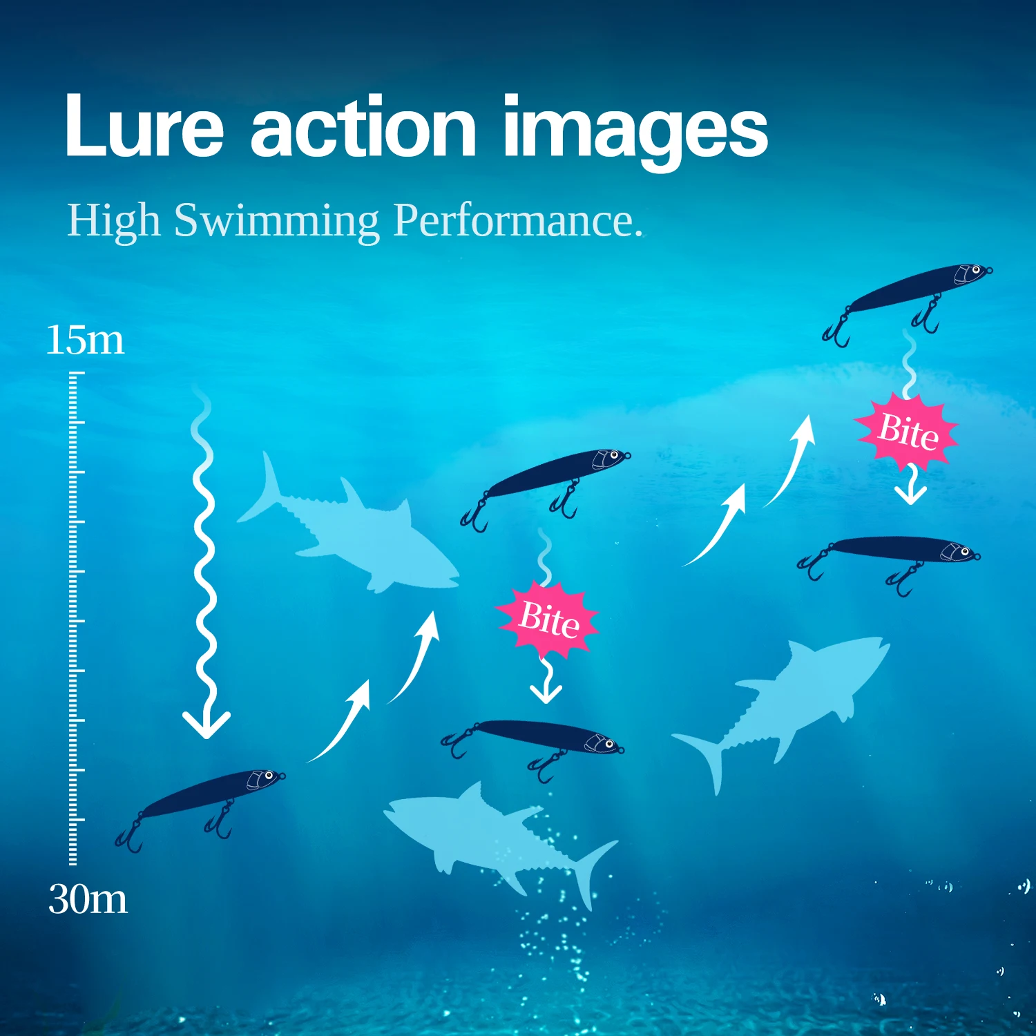 TSURINOYA 130S señuelo de pesca tipo lápiz 130mm 70g hundimiento Stickbait potencia pesca en agua salada océano cebos de peces falsos - imagen 2