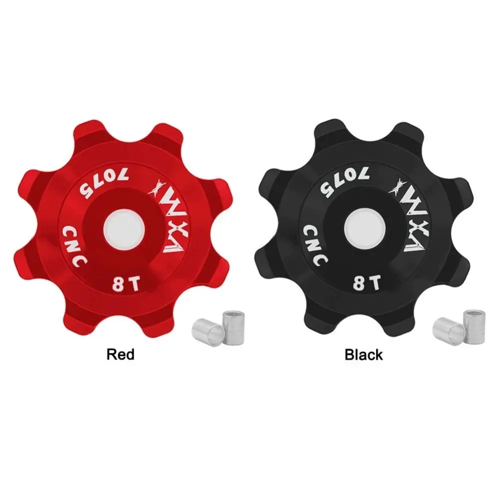 Rodamiento de desviador trasero de bicicleta 8T, adaptador de eje de rodamiento de cerámica, desviador trasero de bicicleta, rodillo de guía de bicicleta Jockey Wheel - imagen 3
