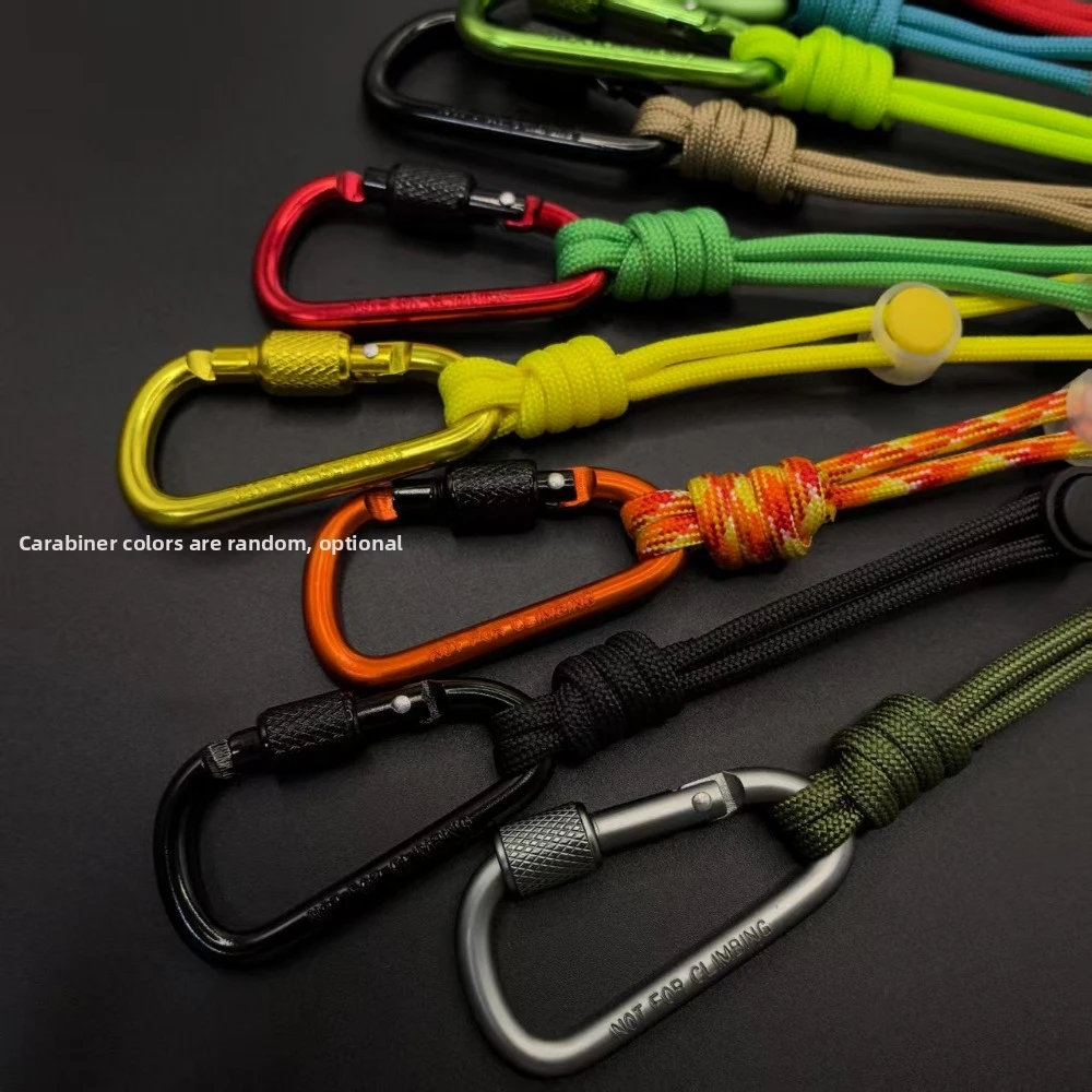 Paracord portátil multifuncional para colgar botellas de agua - imagen 5