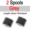 2 Spools Grey