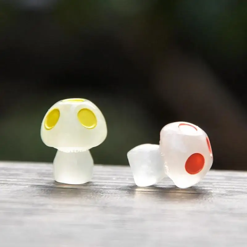 Hongos luminosos de musgo para jardín de hadas en miniatura - imagen 2