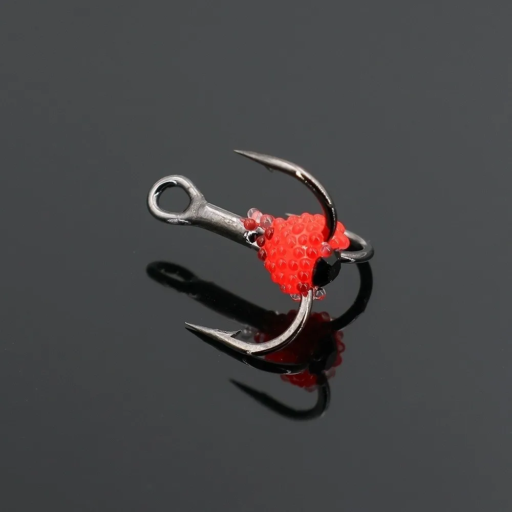 Anzuelos Triple Roe Acero Alto Carbono – Pesca Hielo y Mar - imagen 2