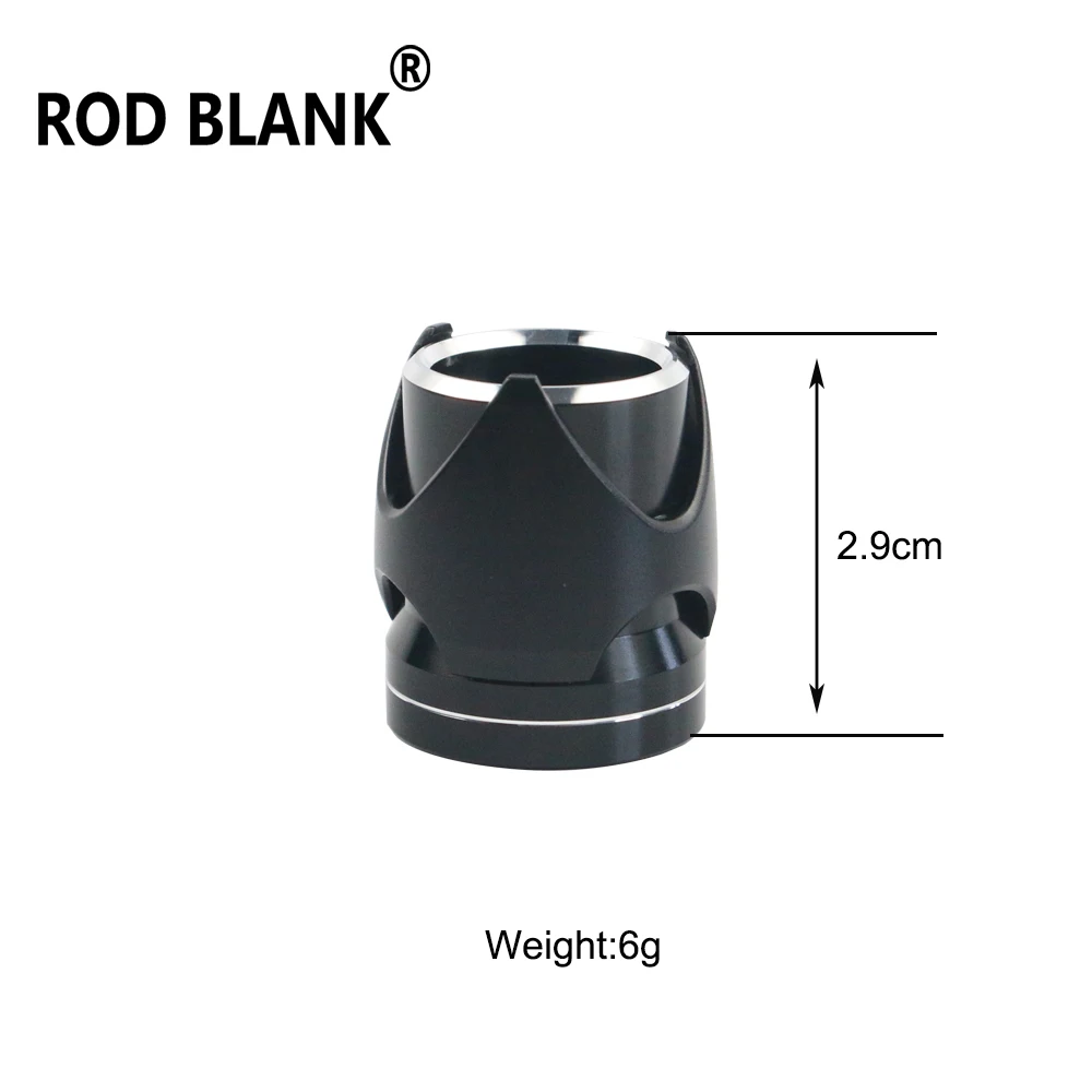 Caña de pescar blank de aluminio con asiento y carrete - imagen 2