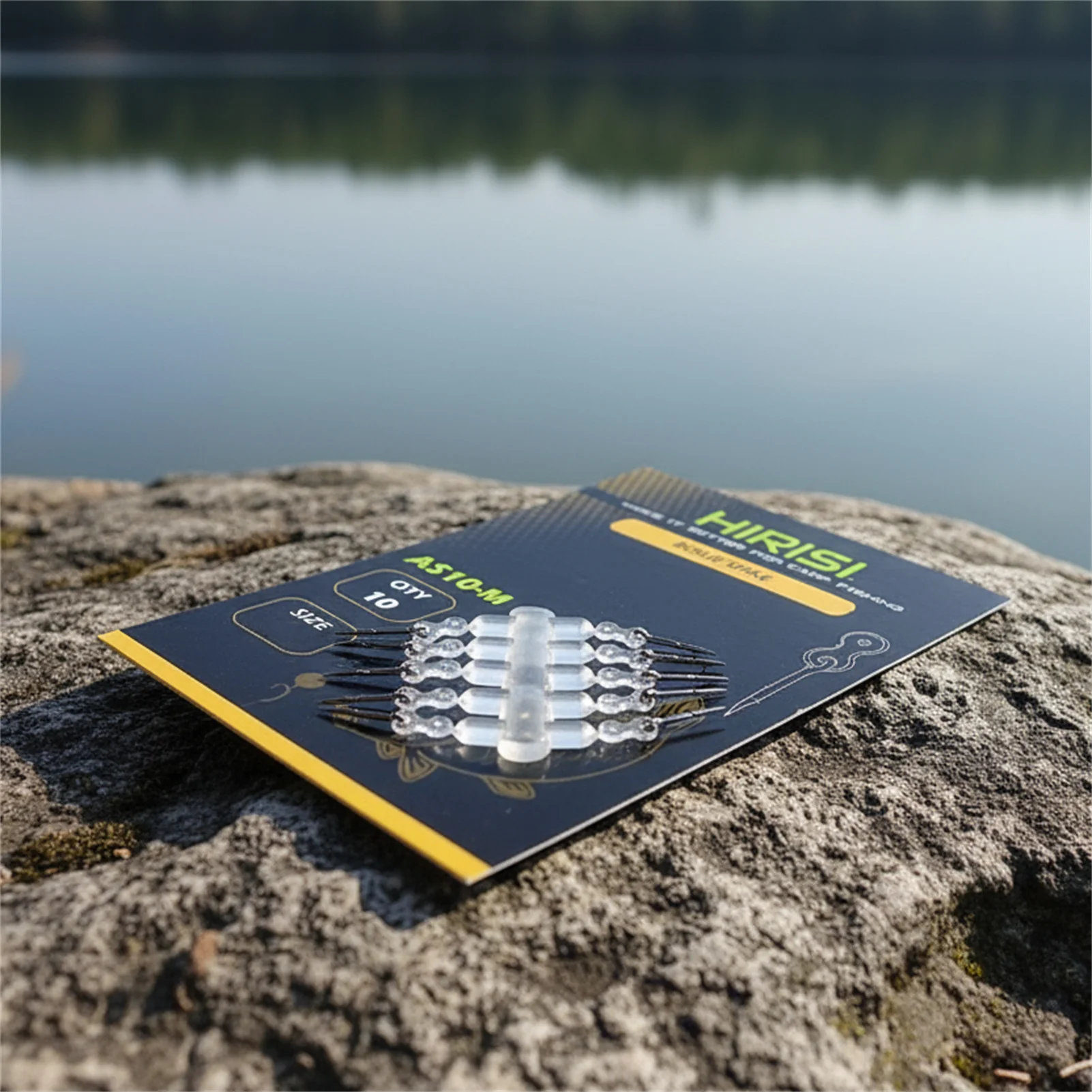 10 Uds. Anzuelo de pesca de 8/11/15,2mm, dispositivo de cebo, mango recto, juego de anzuelos de púas, accesorios de pesca al aire libre