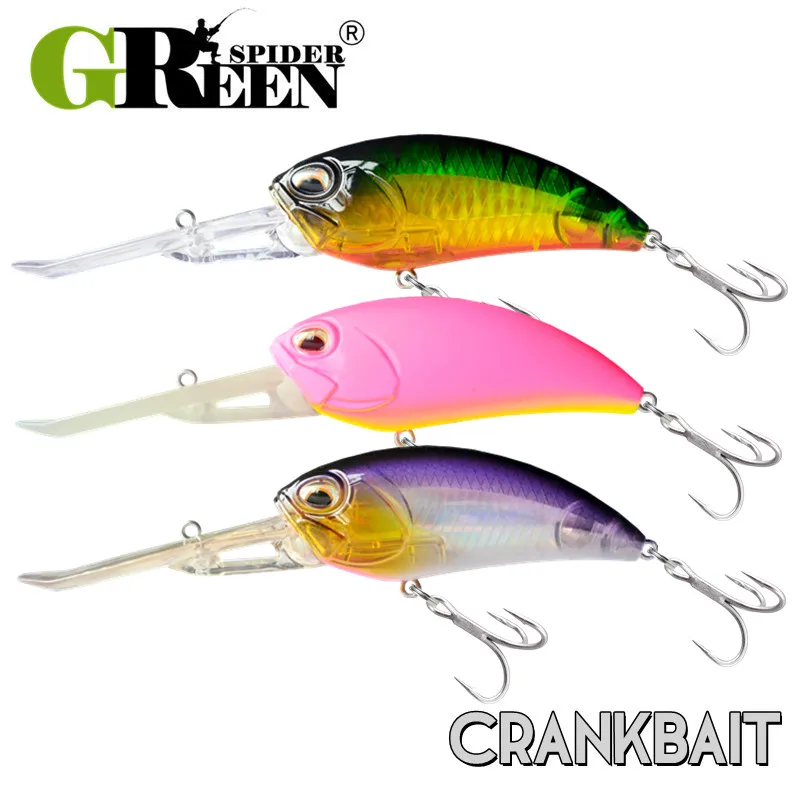 Señuelo Crankbait GREENSPIDER 150mm – Flotante profesional 0-5m