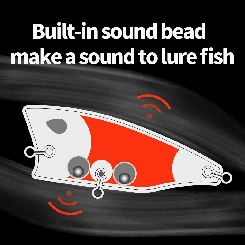 Señuelo de pesca LINNHUE, cebo de pesca con curricán, cebo de lápiz duro, cebo duro profesional que se hunde, Señuelos de pesca de pececillo - imagen 4