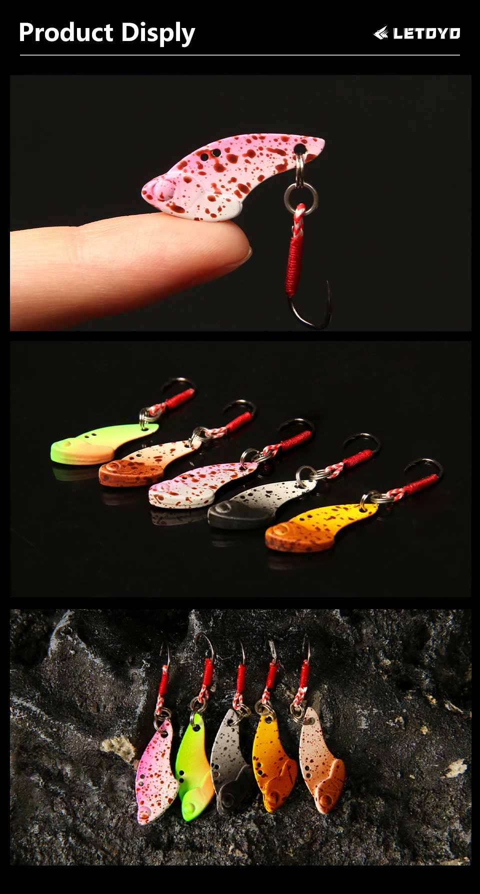 Distintas combinaciones de color del pack LETOYO