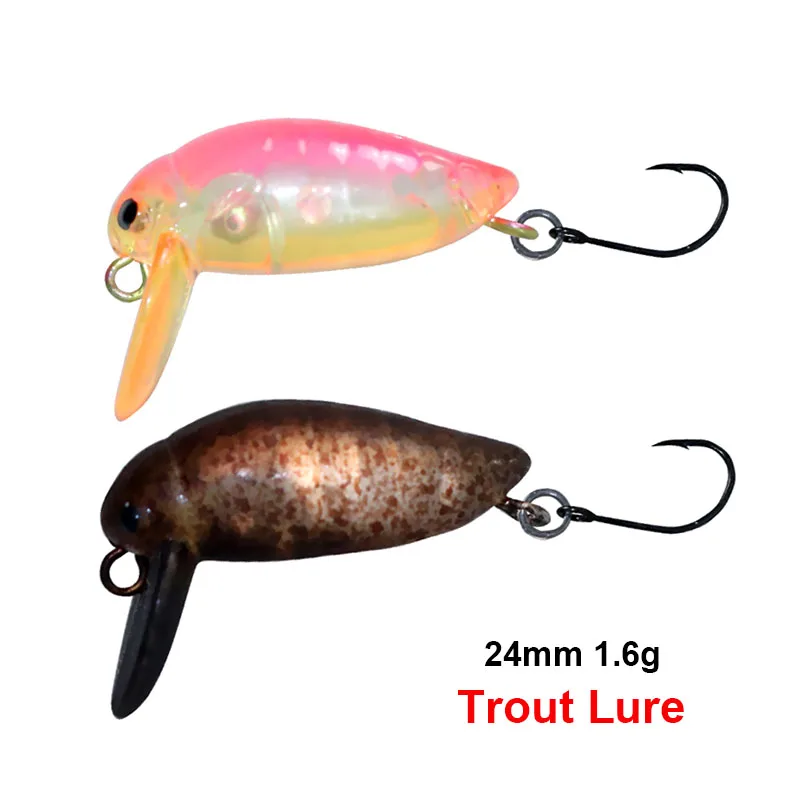 HISTOLURE-señuelo de Pesca flotante para trucha, pececillo, 24mm, 1,6g, Crankbait ultraligero, Wobbler, para área de trucha