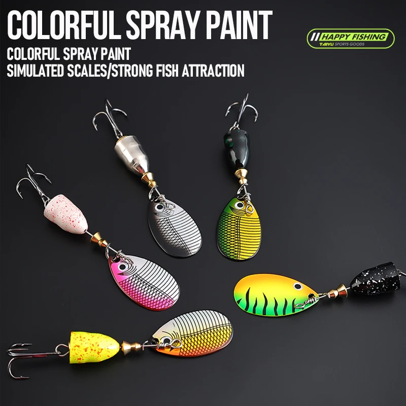 Spinnerbait TAIYU – Cuchillas láser giratorias con sonido - imagen 2