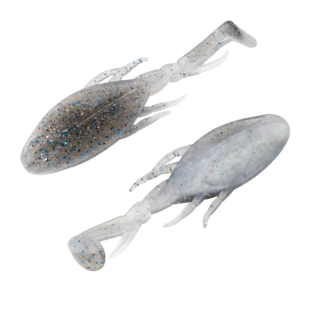 Señuelo de pesca de plástico suave TPR de 2,4g, cebos de gusano para trucha, lubina, Jigging, Wobbler, Swimbaits para anzuelo de aparejo Ned, aparejos de pesca de agua salada - imagen 5